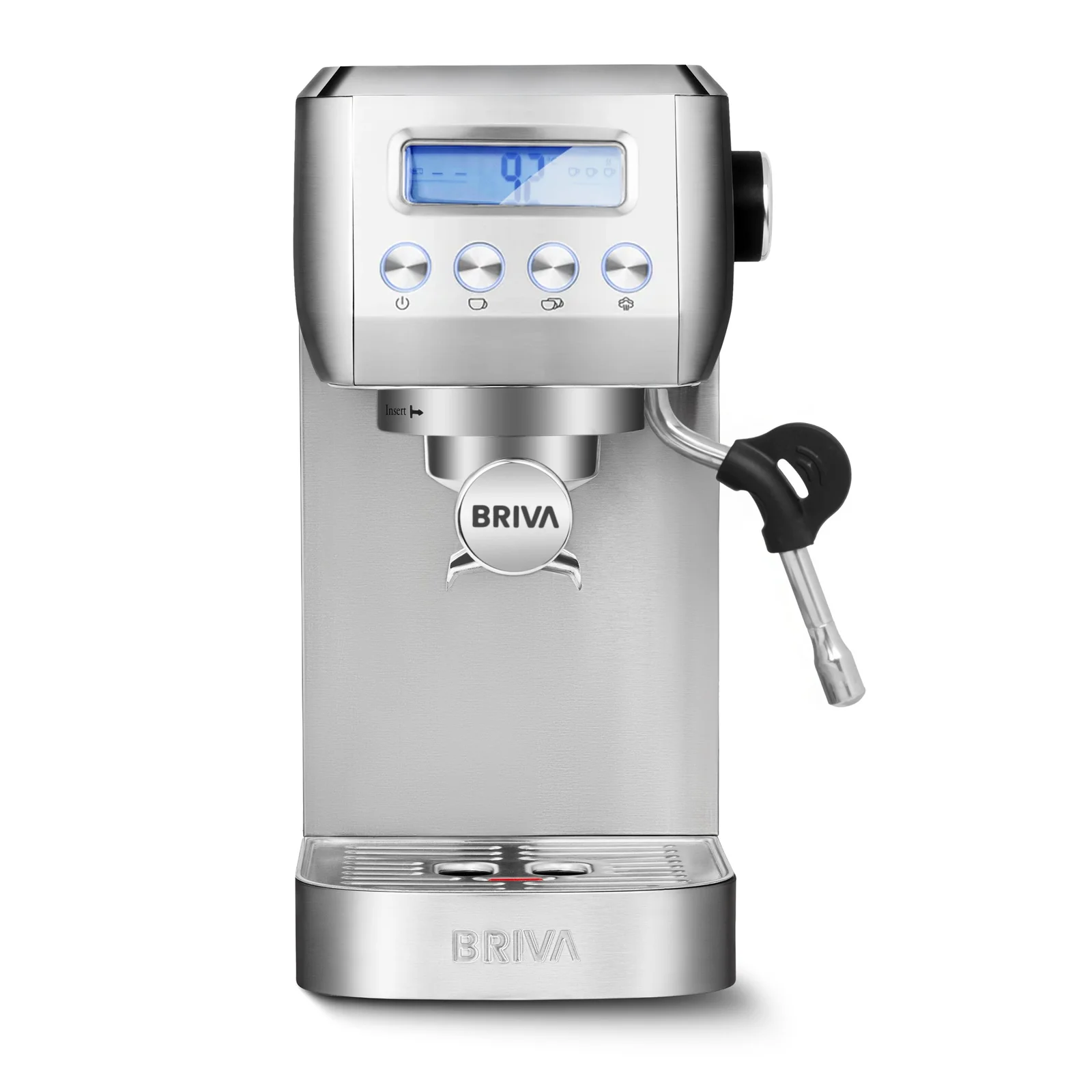 Briva Mooca Plus Espresso and Coffee Machine, 1.3 Liter Capacity
