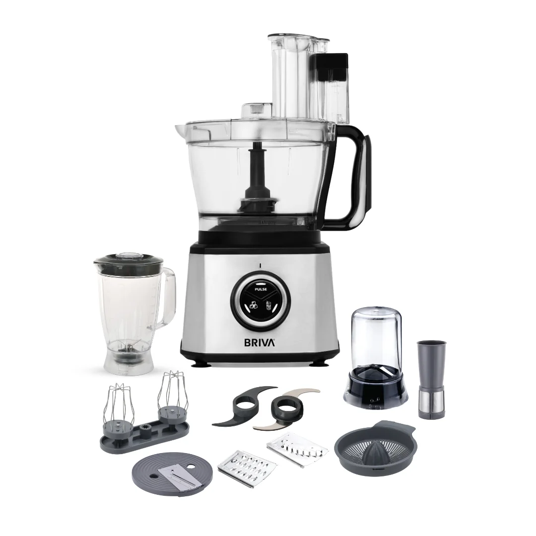 Briva 1000W Kitchen Pro Food Processor, 3.5 Liter Capacity