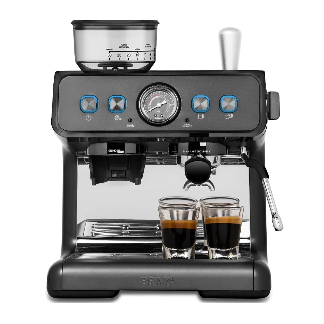 Briva Barista Dual Boiler, 2.8 Liter Capacity, Dark Grey